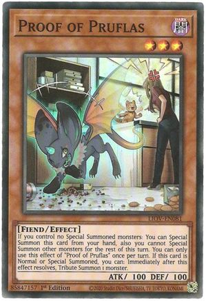 Proof of Pruflas [LIOV-EN081] Super Rare - Trinity Hobby