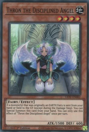 Thron the Disciplined Angel [LIOV-EN082] Super Rare - Trinity Hobby
