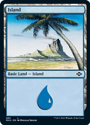 Island (484) (Foil Etched)  [Foil]  (MH2-484) - [Modern Horizons 2]