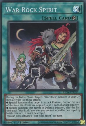 War Rock Spirit [LIOV-EN090] Super Rare - Trinity Hobby