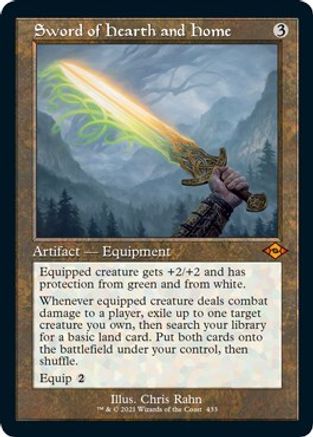 Sword of Hearth and Home (Retro Frame) (Foil Etched)  [Foil]  (MH2-433) - [Modern Horizons 2]