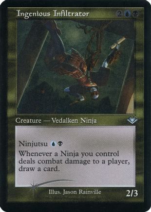 Ingenious Infiltrator (Retro Frame) (Foil Etched)  [Foil]  (MH1-028) - [Modern Horizons]