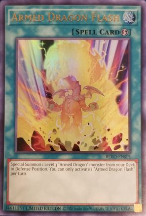 Armed Dragon Flash [BLVO-ENSP1] Ultra Rare - Trinity Hobby