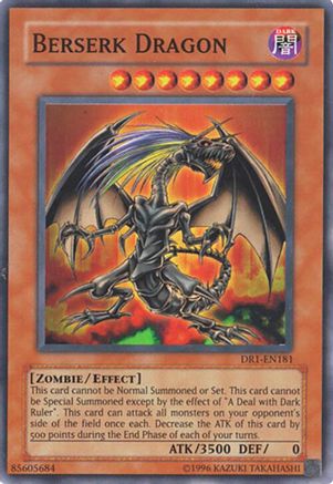 Berserk Dragon [DR1-EN181] Super Rare - Trinity Hobby