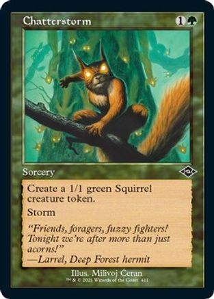Chatterstorm (Retro Frame) (Foil Etched)  [Foil]  (MH2-411) - [Modern Horizons 2] - Trinity Hobby