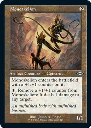 Monoskelion (Retro Frame) (Foil Etched)  [Foil]  (MH2-429) - [Modern Horizons 2]