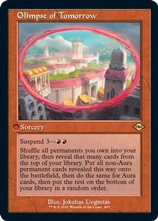 Glimpse of Tomorrow (Retro Frame) (Foil Etched)  [Foil]  (MH2-407) - [Modern Horizons 2]