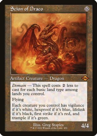 Scion of Draco (Retro Frame)  (MH2-431) - [Modern Horizons 2]