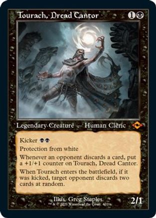 Tourach, Dread Cantor (Retro Frame) (Foil Etched)  [Foil]  (MH2-402) - [Modern Horizons 2] - Trinity Hobby