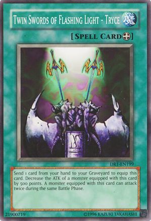 Twin Swords of Flashing Light - Tryce [DR1-EN199] - Dark Revelation Volume 1 Unlimited - Common / Short Print