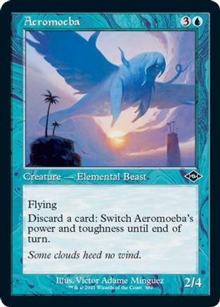 Aeromoeba (Retro Frame) (Foil Etched)  [Foil]  (MH2-389) - [Modern Horizons 2]