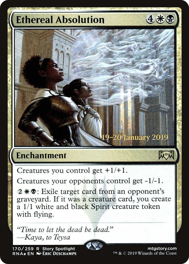 Absolution éthérée [Promotions avant-première de Ravnica Allegiance] 