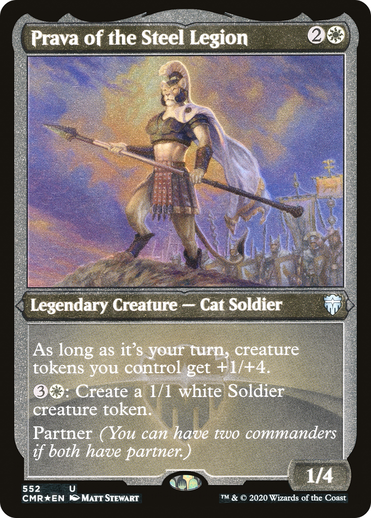 Prava of the Steel Legion (CMR-552) - [Commander Legends] Foil - Trinity Hobby