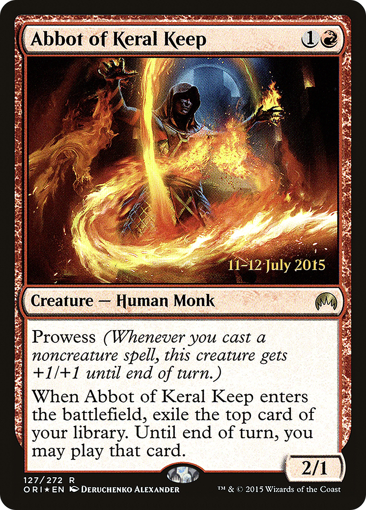 Abbot of Keral Keep [Magic Origins Prerelease Promos] - Trinity Hobby