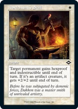Blacksmith's Skill (Retro Frame) (Foil Etched)  [Foil]  (MH2-381) - [Modern Horizons 2] - Trinity Hobby