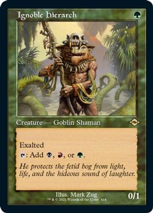 Ignoble Hierarch (Retro Frame) (Foil Etched)  [Foil]  (MH2-414) - [Modern Horizons 2]