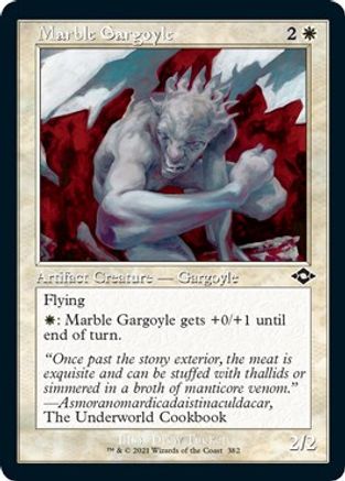 Marble Gargoyle (Retro Frame) (Foil Etched)  [Foil]  (MH2-382) - [Modern Horizons 2]