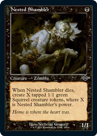 Nested Shambler (Retro Frame) (Foil Etched)  [Foil]  (MH2-399) - [Modern Horizons 2]