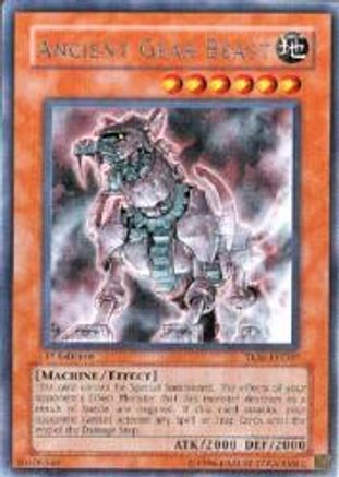 Ancient Gear Beast [TLM-EN007] - The Lost Millennium Unlimited - Rare - Trinity Hobby