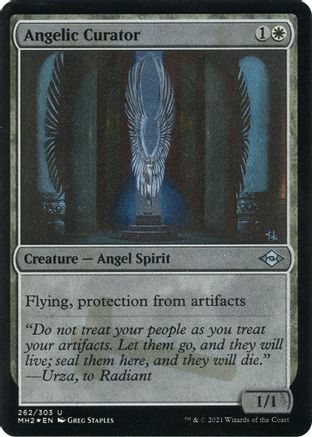 Angelic Curator (Foil Etched)  [Foil]  (MH2-262) - [Modern Horizons 2]