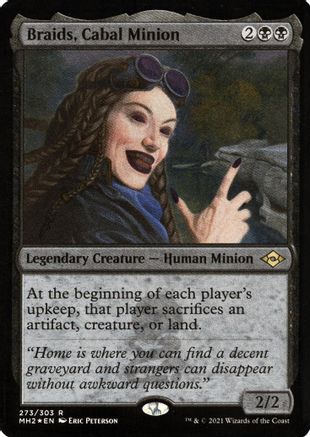 Braids, Cabal Minion (Foil Etched)  [Foil]  (MH2-273) - [Modern Horizons 2] - Trinity Hobby