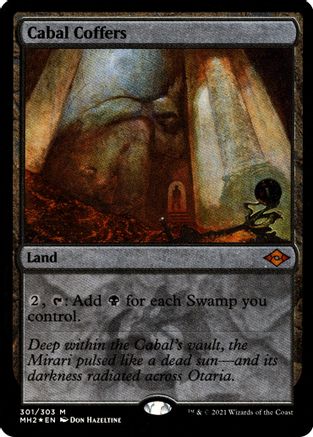 Cabal Coffers (Foil Etched)  [Foil]  (MH2-301) - [Modern Horizons 2]