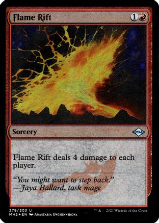 Flame Rift (Foil Etched)  [Foil]  (MH2-278) - [Modern Horizons 2]