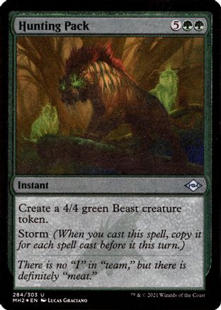 Hunting Pack (Foil Etched)  [Foil]  (MH2-284) - [Modern Horizons 2]
