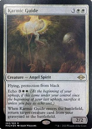 Karmic Guide (Foil Etched)  [Foil]  (MH2-263) - [Modern Horizons 2] - Trinity Hobby