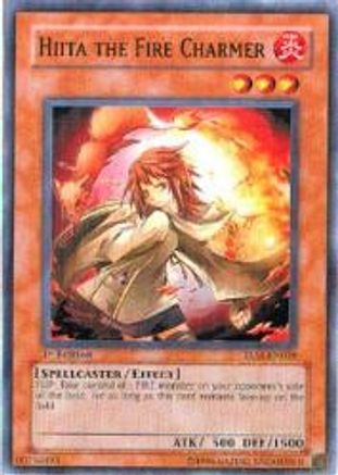 Hiita the Fire Charmer [TLM-EN028] - The Lost Millennium Unlimited - Common / Short Print - Trinity Hobby