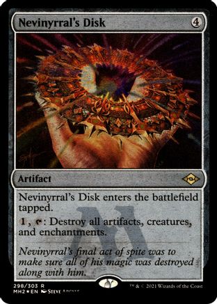Nevinyrral's Disk (Foil Etched)  [Foil]  (MH2-298) - [Modern Horizons 2]