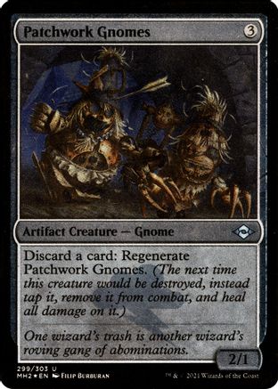 Patchwork Gnomes (Foil Etched)  [Foil]  (MH2-299) - [Modern Horizons 2] - Trinity Hobby