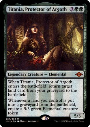 Titania, Protector of Argoth (Foil Etched)  [Foil]  (MH2-287) - [Modern Horizons 2]