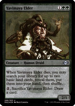 Yavimaya Elder (Foil Etched)  [Foil]  (MH2-288) - [Modern Horizons 2]