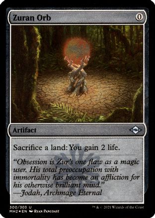 Zuran Orb (Foil Etched)  [Foil]  (MH2-300) - [Modern Horizons 2] - Trinity Hobby