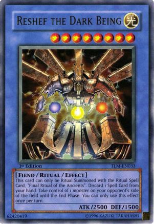 Reshef the Dark Being [TLM-EN033] - The Lost Millennium 1st Edition - Ultra Rare - Trinity Hobby