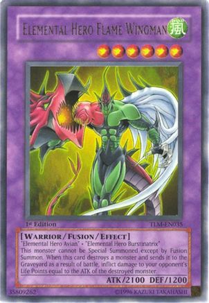 Elemental Hero Flame Wingman [TLM-EN035] Ultra Rare - Trinity Hobby