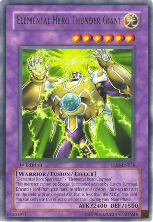 Elemental HERO Thunder Giant [TLM-EN036] Ultra Rare - Trinity Hobby