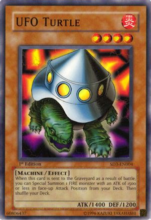 UFO Turtle [SD3-EN004] - Structure Deck: Blaze of Destruction 1st Edition - Common / Short Print - Trinity Hobby