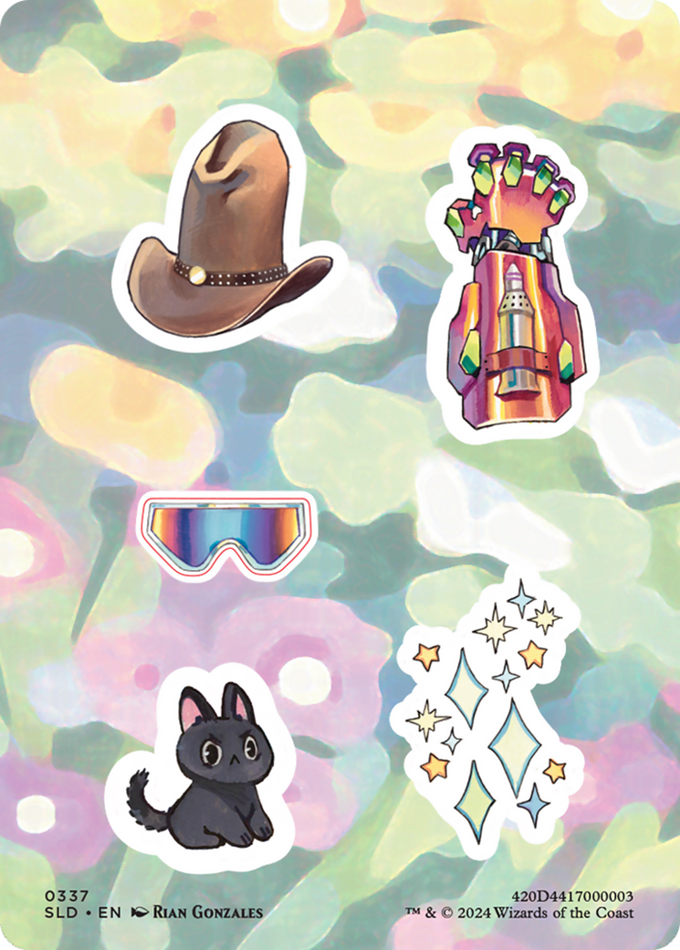Sticker sheet  [Foil]  (SLD-337) - [Secret Lair Drop] - Trinity Hobby