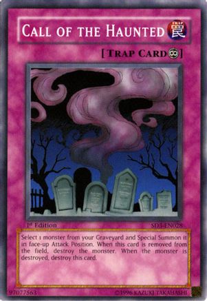 Call of the Haunted [SD3-EN028] - Structure Deck: Blaze of Destruction 1st Edition - Common / Short Print - Trinity Hobby