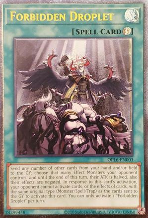 Forbidden Droplet [OP16-EN003] Ultimate Rare - Trinity Hobby