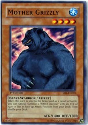 Mother Grizzly [SD4-EN005] - Structure Deck: Fury from the Deep 1st Edition - Common / Short Print - Trinity Hobby