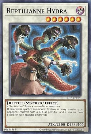 Reptilianne Hydra [OP16-EN020] Common - Trinity Hobby