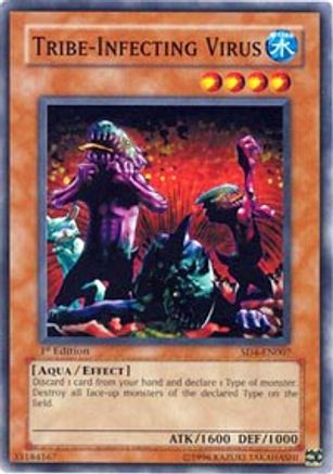 Tribe-Infecting Virus [SD4-EN007] - Structure Deck: Fury from the Deep 1st Edition - Common / Short Print - Trinity Hobby