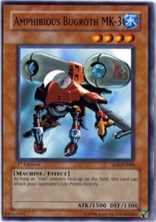 Amphibious Bugroth MK-3 [SD4-EN009] - Structure Deck: Fury from the Deep 1st Edition - Common / Short Print - Trinity Hobby
