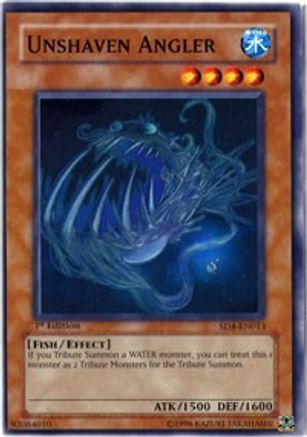 Unshaven Angler [SD4-EN013] - Structure Deck: Fury from the Deep 1st Edition - Common / Short Print - Trinity Hobby