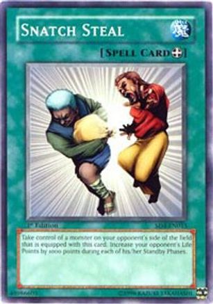 Snatch Steal [SD4-EN015] - Structure Deck: Fury from the Deep 1st Edition - Common / Short Print - Trinity Hobby