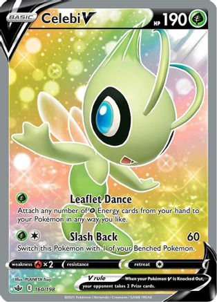 Celebi V (160/198) [Sword & Shield: Chilling Reign] - Trinity Hobby