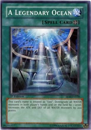 A Legendary Ocean [SD4-EN020] - Structure Deck: Fury from the Deep 1st Edition - Common / Short Print - Trinity Hobby